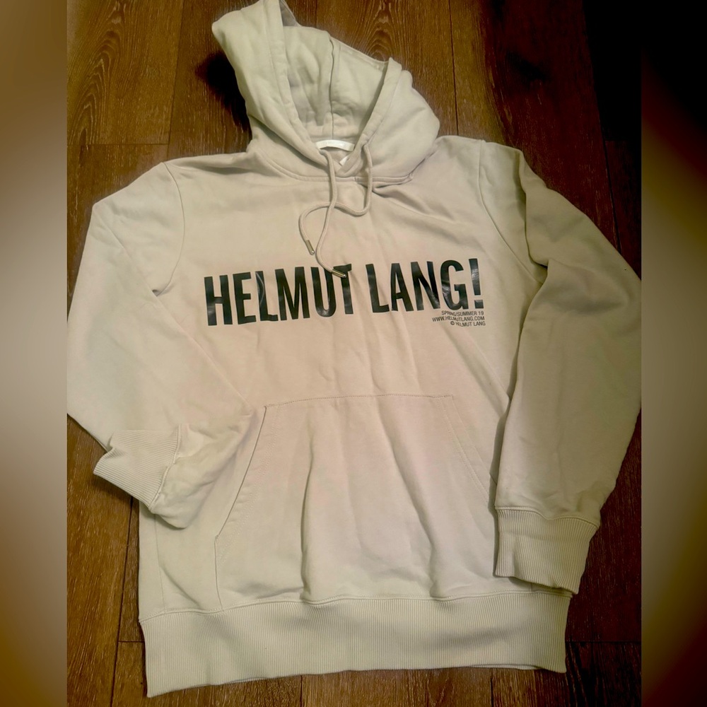 Helmut Lang
logo-print cotton hoodie
Imported

Cotton 100%